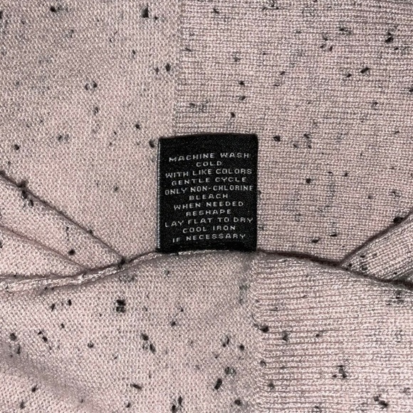 Pink Open Front Cardigan with Black Flecks by Verve Ami - Size Medium - Picture 10 of 10